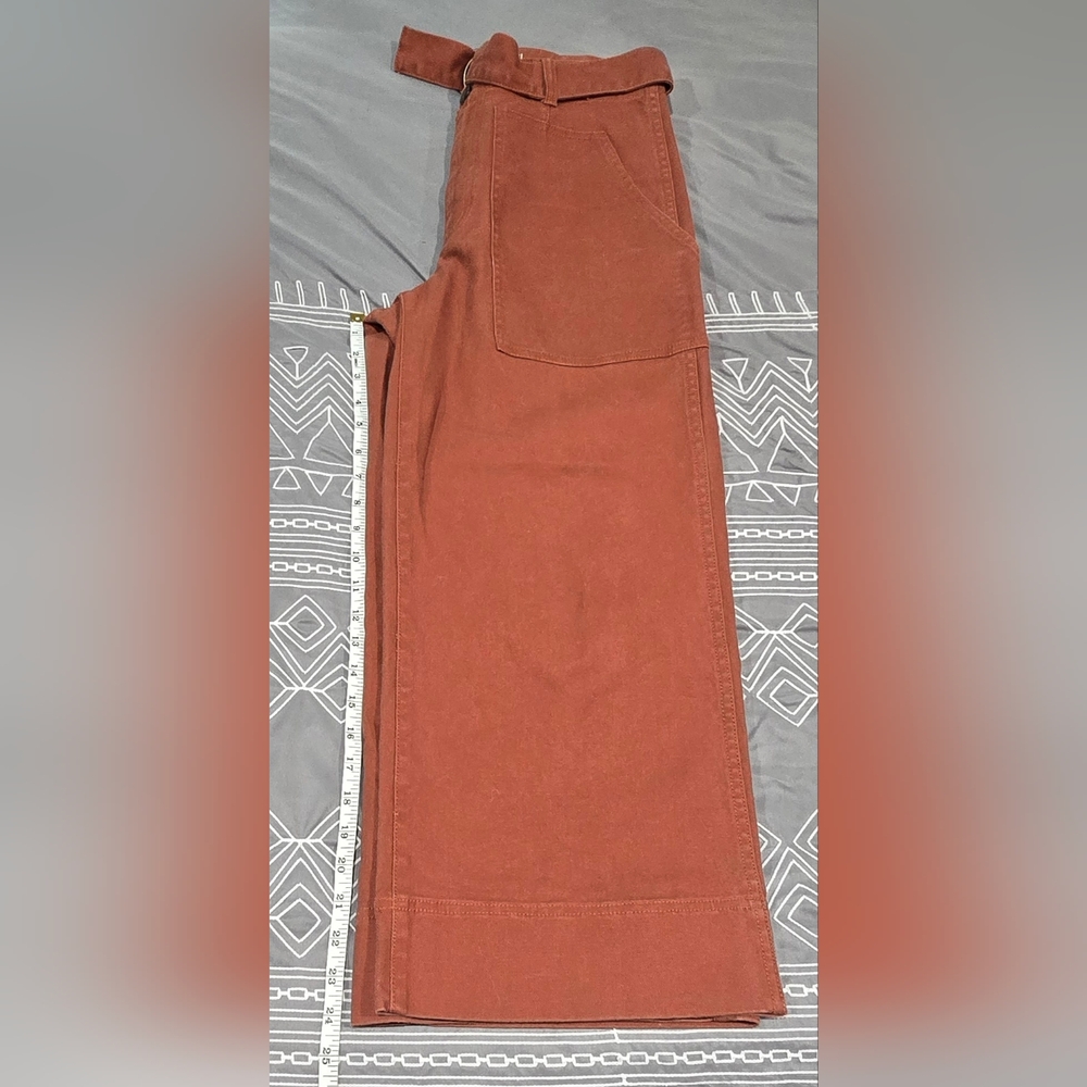 Madewell High Waisted Utility Wide Leg Cropped Jeans Size 27 - Picture 3 of 10
